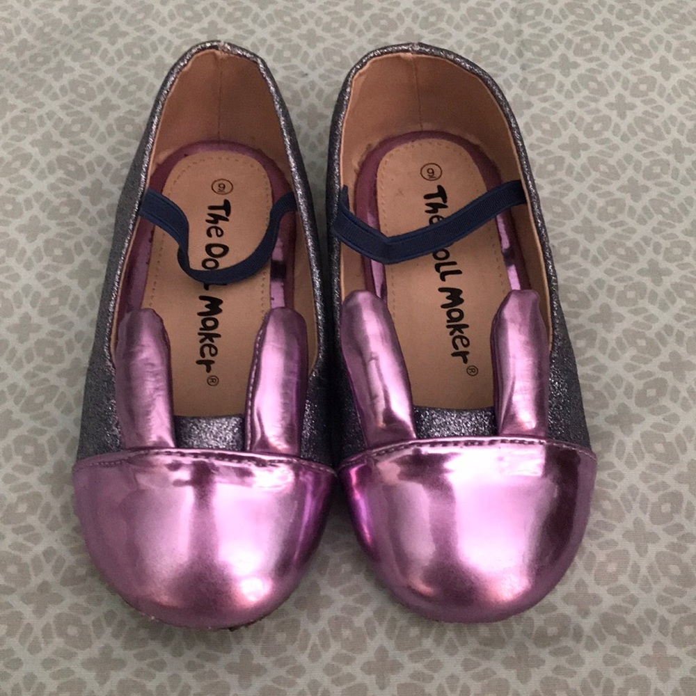 Girl glittery shoes size 9